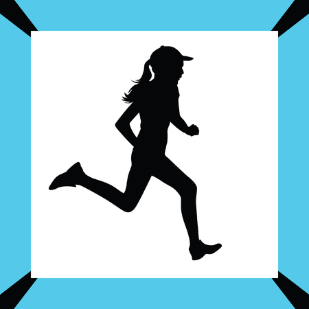 runnerのイラスト素材
