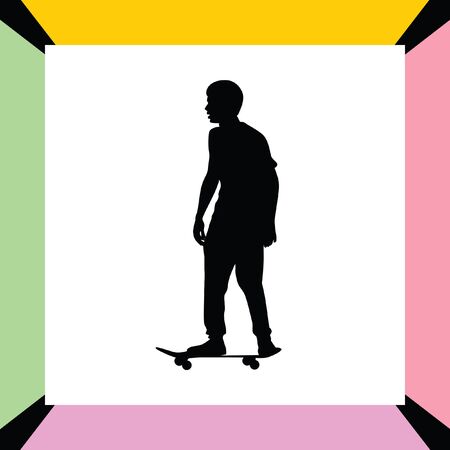 skateboarderのイラスト素材