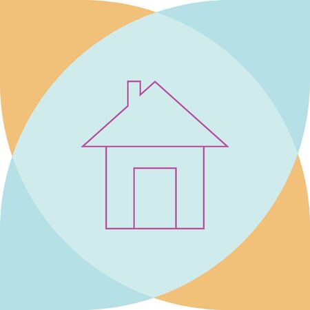 house vector iconのイラスト素材