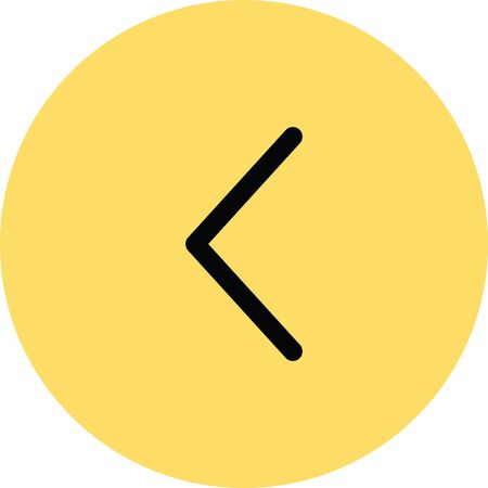 left arrow vector iconのイラスト素材