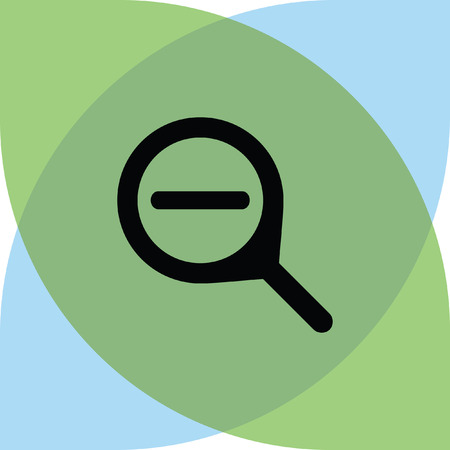 Magnifier iconのイラスト素材