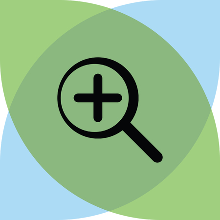 Magnifier iconのイラスト素材