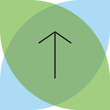 up arrow iconのイラスト素材