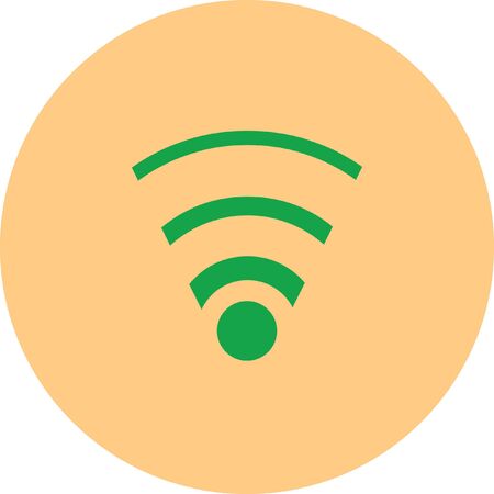 wifi vector iconのイラスト素材
