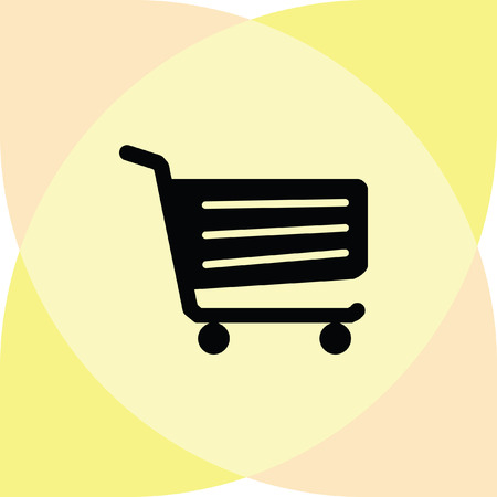 Shopping cart signのイラスト素材