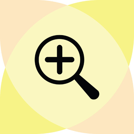 Magnifier iconのイラスト素材