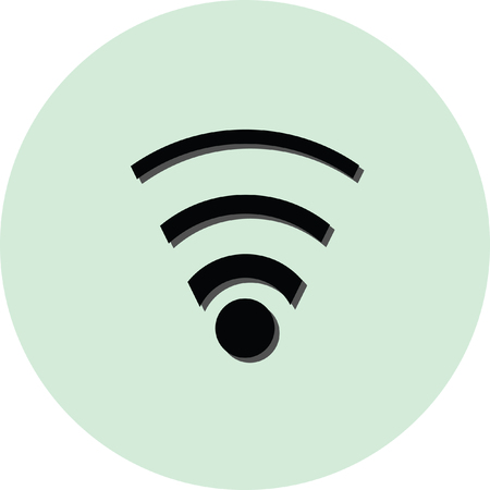 wifi vector iconのイラスト素材