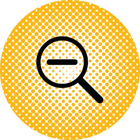 Magnifier iconのイラスト素材