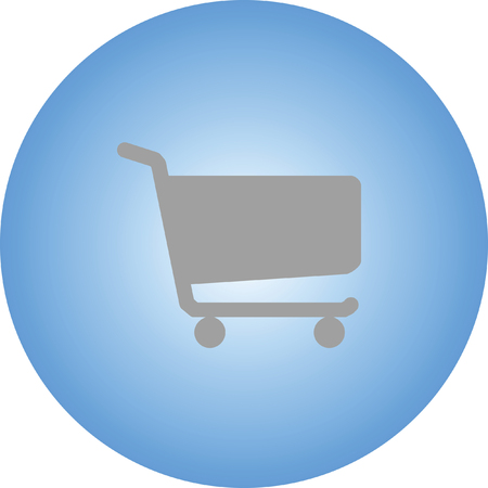 Shopping cart signのイラスト素材