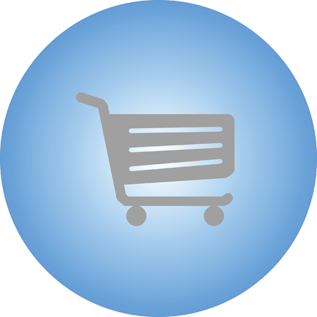 Shopping cart signのイラスト素材