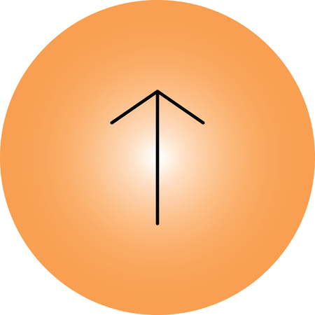 up arrow iconのイラスト素材