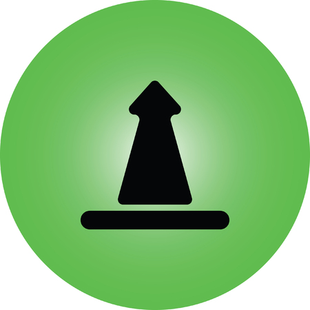 upload icon buttonのイラスト素材