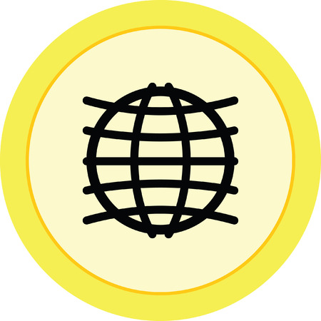 earth iconのイラスト素材