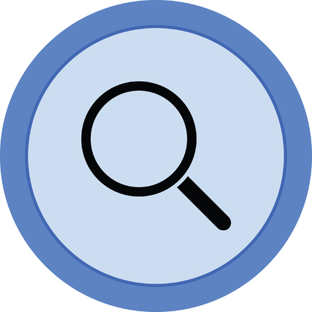 Magnifier iconのイラスト素材