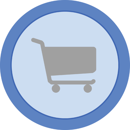 Shopping cart signのイラスト素材