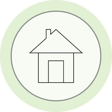 house vector iconのイラスト素材
