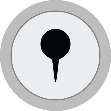 map pointer iconのイラスト素材