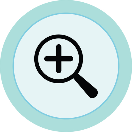Magnifier iconのイラスト素材