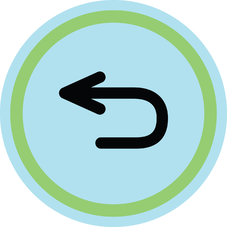 back iconのイラスト素材