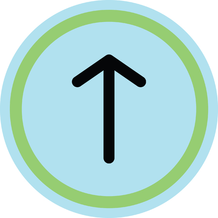 up arrow iconのイラスト素材