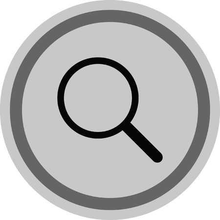 Magnifier iconのイラスト素材