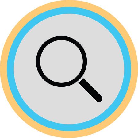 Magnifier iconのイラスト素材