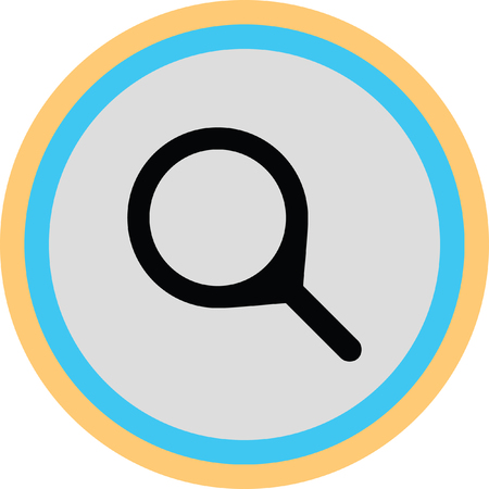 Magnifier iconのイラスト素材