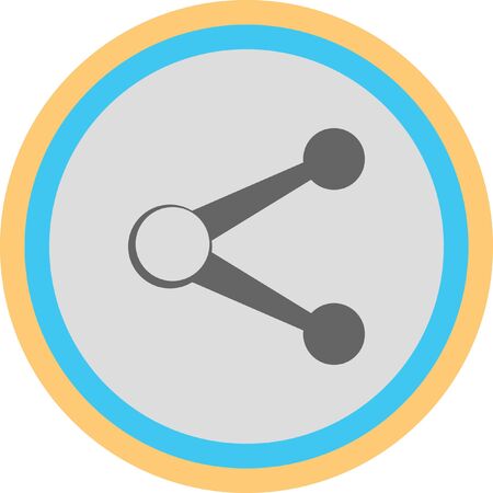 share internet iconのイラスト素材
