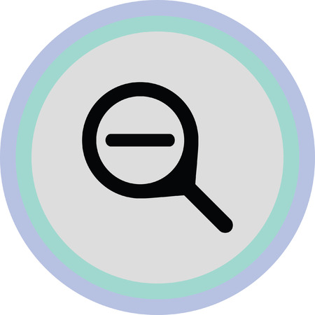 Magnifier iconのイラスト素材
