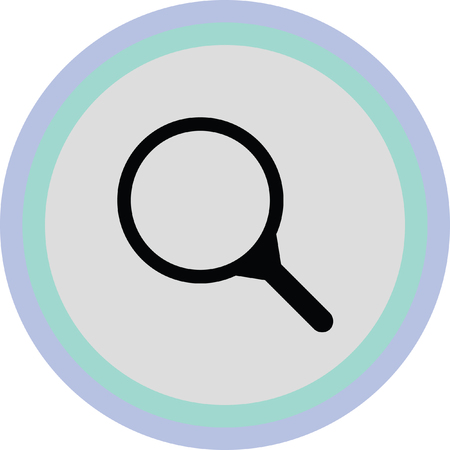 Magnifier iconのイラスト素材