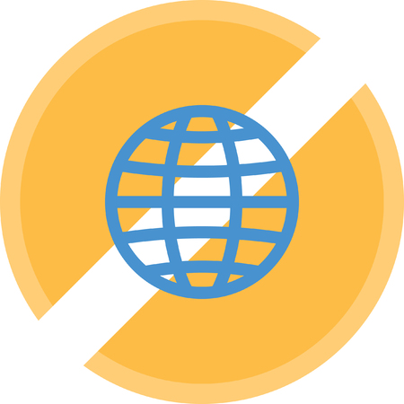 earth iconのイラスト素材