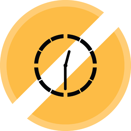 stopwatch timer flat iconのイラスト素材