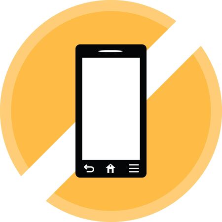mobile phoneのイラスト素材