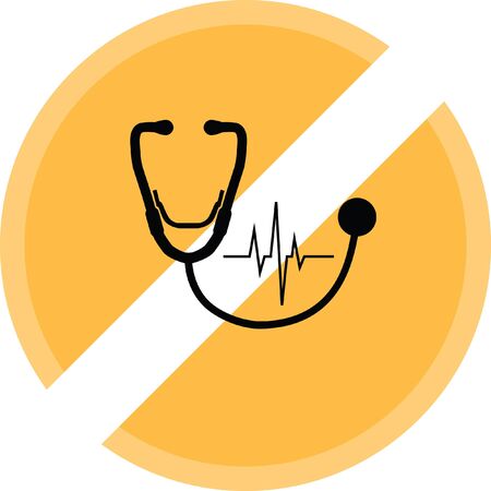 stethoscope vector iconのイラスト素材