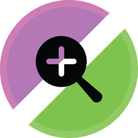Magnifier iconのイラスト素材
