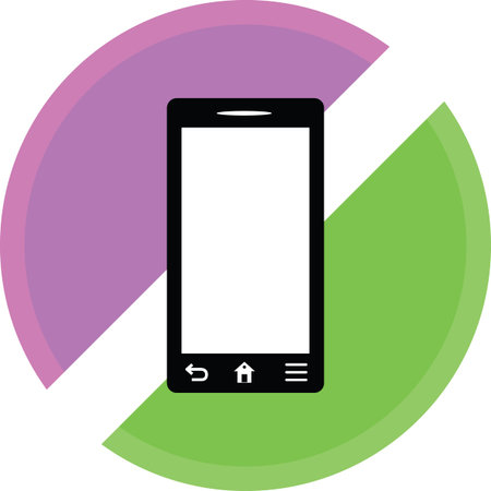 mobile phoneのイラスト素材