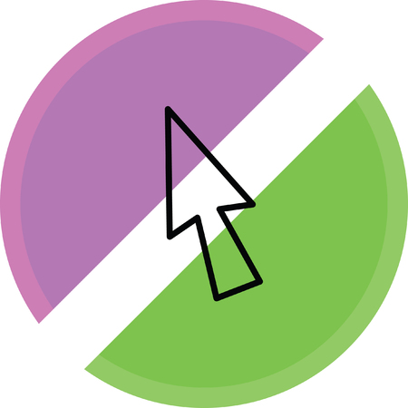 mouse click pointer cursor arrowのイラスト素材