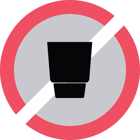 drinking glass vector iconのイラスト素材