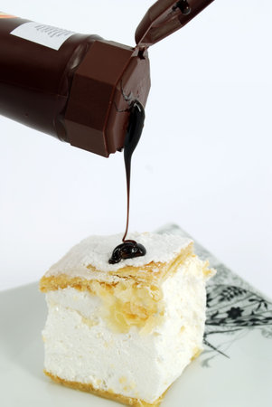 cake with chocolate decorative