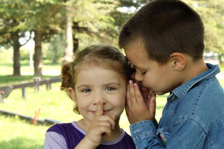 children little secretの写真素材