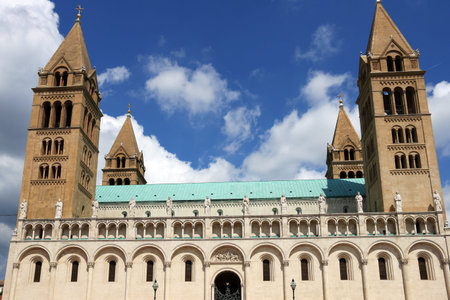 the Cathedral of Pecs Hungary