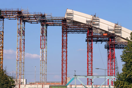 new bridge arc construction site