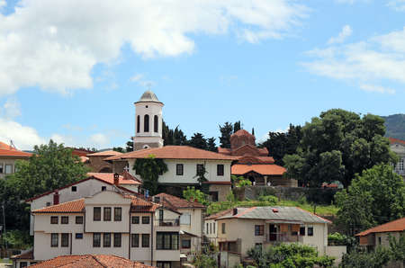 The Church of Holy Mary Perivleptos Ohrid town Macedoniaの写真素材