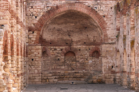 The Church of Saint Sofia Nessebar Bulgariaの写真素材