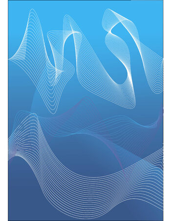 Pleasant abstract background drawing in it is light blue and dark blue tones.のイラスト素材