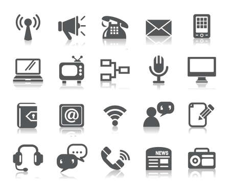Communication Iconsのイラスト素材
