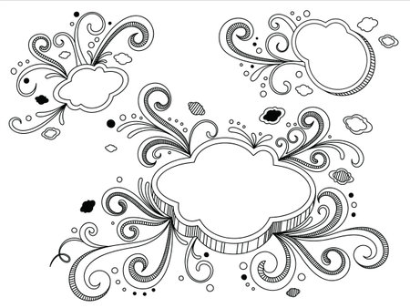 Ornate Framesのイラスト素材