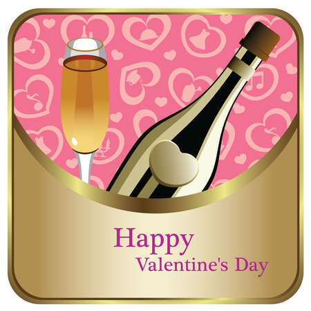 Happy Valentine dayのイラスト素材