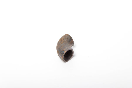 steel tube isolated on white background. object
