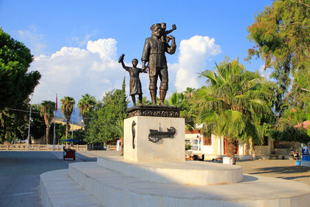 Statue of Saint Nicolas in Demre, Turkeyのeditorial素材
